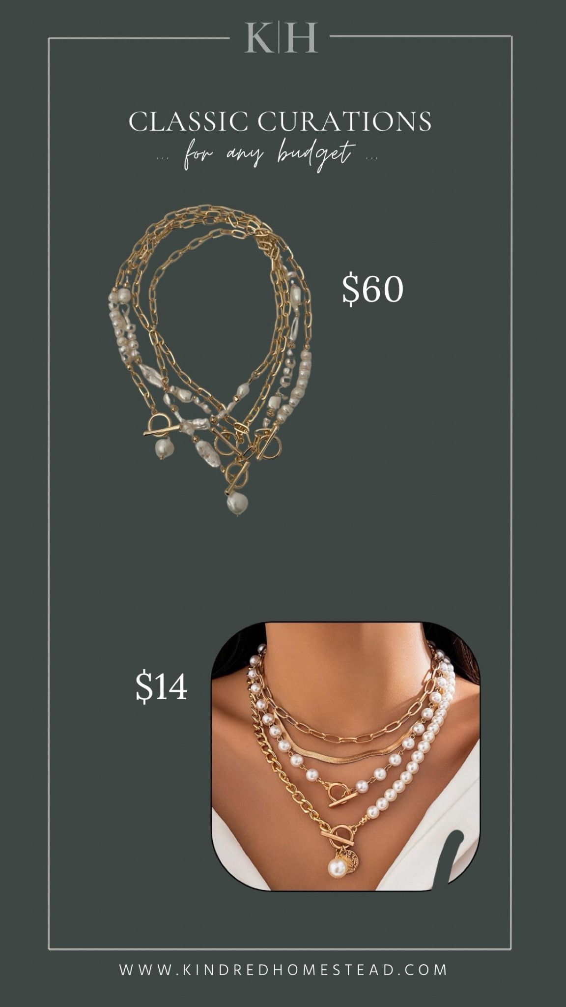 Classically curated layered necklaces for outfit styling and accessories! Gold jewelry, gold necklaces, pearls

#LTKStyleTip #LTKBeauty