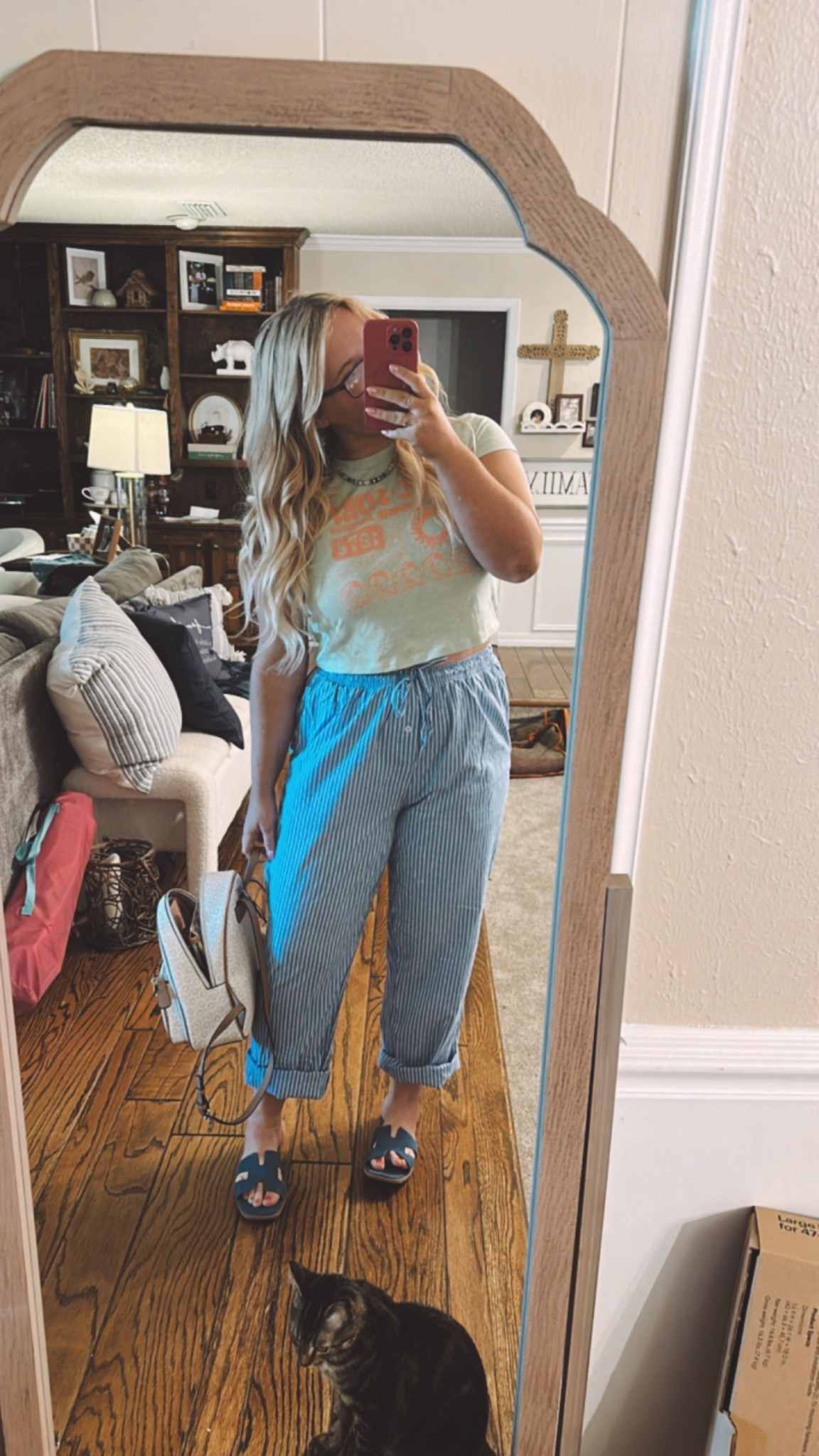 School pick up outfit! 🫶🏼