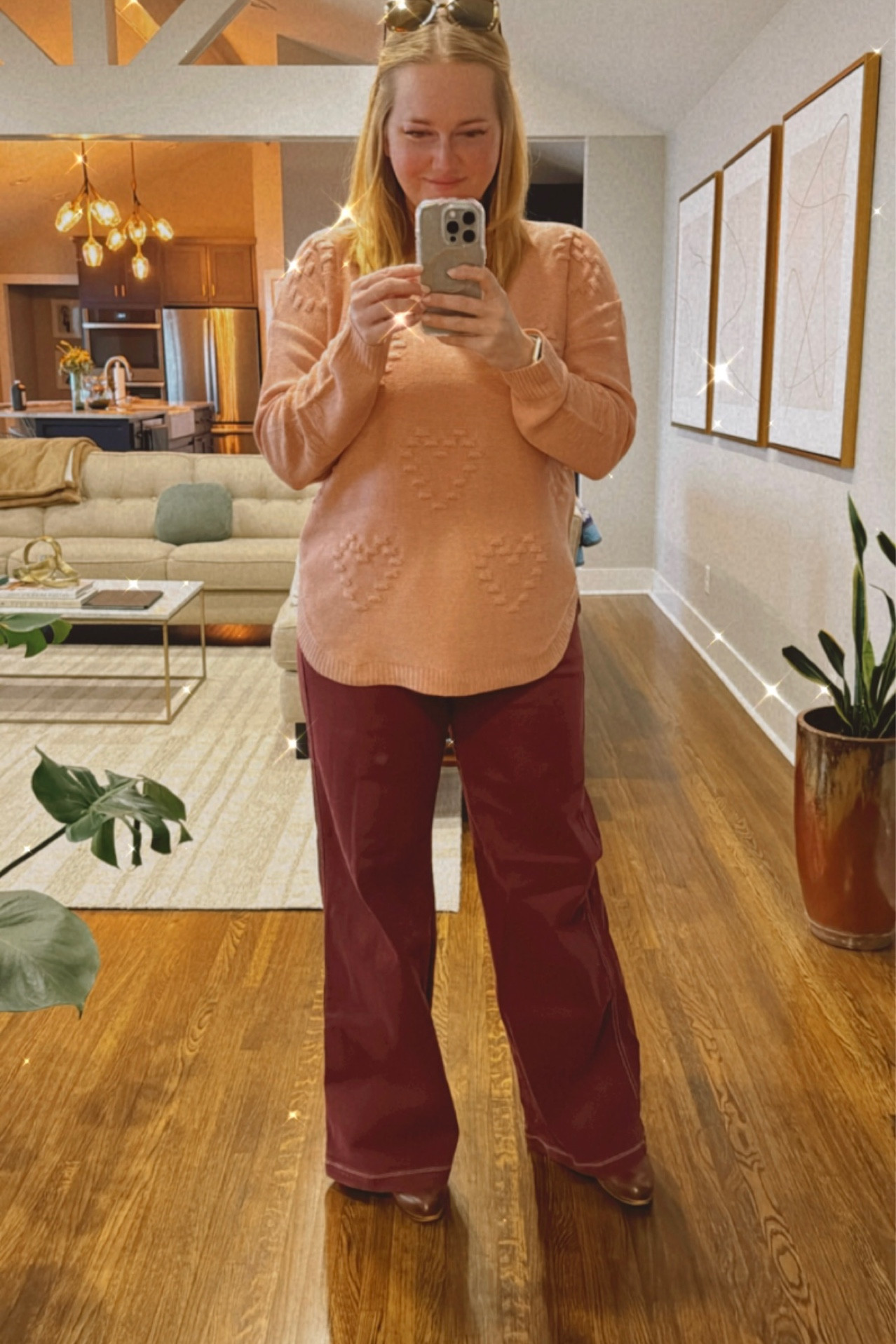All of the heart eyes for this heart sweater. Valentine’s Day looks. 

#LTKparties #LTKfamily #LTKover40
