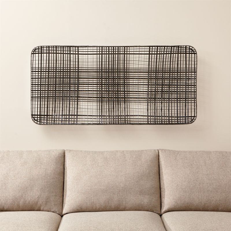 Tobacco Basket Metal Wall Art + Reviews | Crate and Barrel | Crate & Barrel