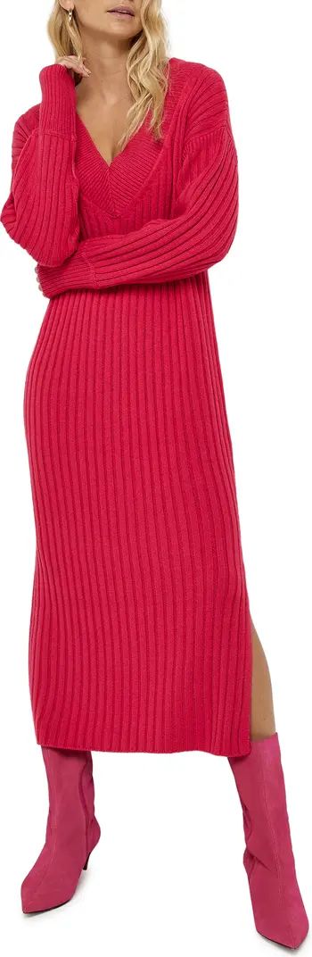 Dawn Oversize V-Neck Sweater Dress | Nordstrom