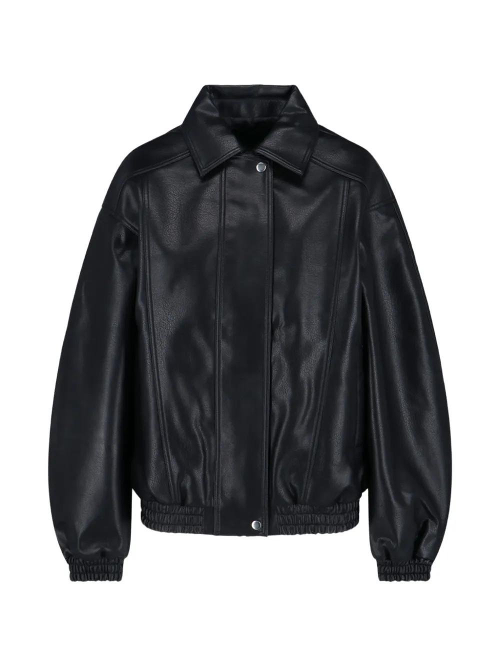 The Frankie Shop buttoned oversized jacket - Black | Farfetch Global