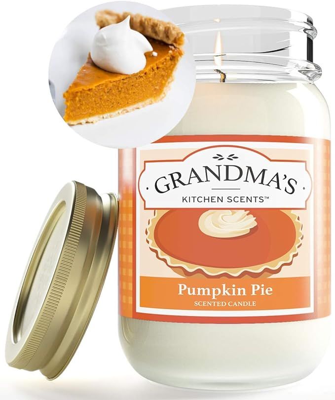 Pumpkin Pie Spice Scented Candles for Home | Non Toxic Long Lasting Soy Candles | Delicious Scent... | Amazon (US)