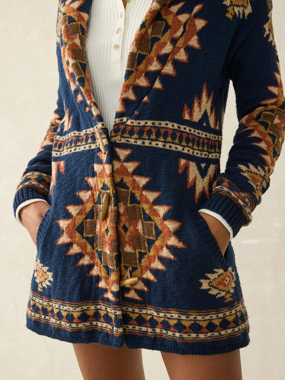 B.YELLOWTAIL Lodge Cardigan | Faherty