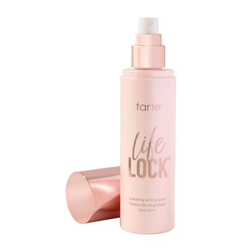 tarte life lock hydrating setting spray – 10-in-1 Weightless Mist with Hyaluronic Acid to Hydrate & Lock Long-Lasting Makeup, Waterproof, Sweatproof & Transfer-Resistant, Vegan & Cruelty Free | Amazon (US)