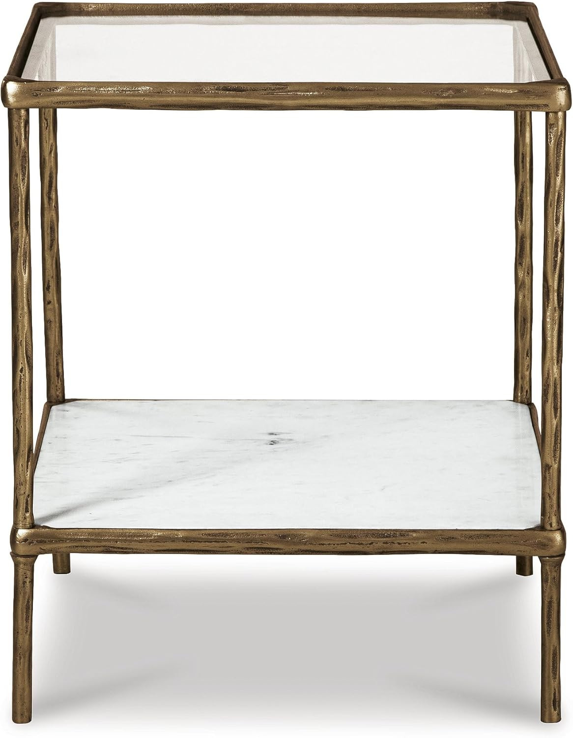Amazon.com: Signature Design by Ashley Ryandale Square Accent Table for Living Room, Sand‑Caste... | Amazon (US)