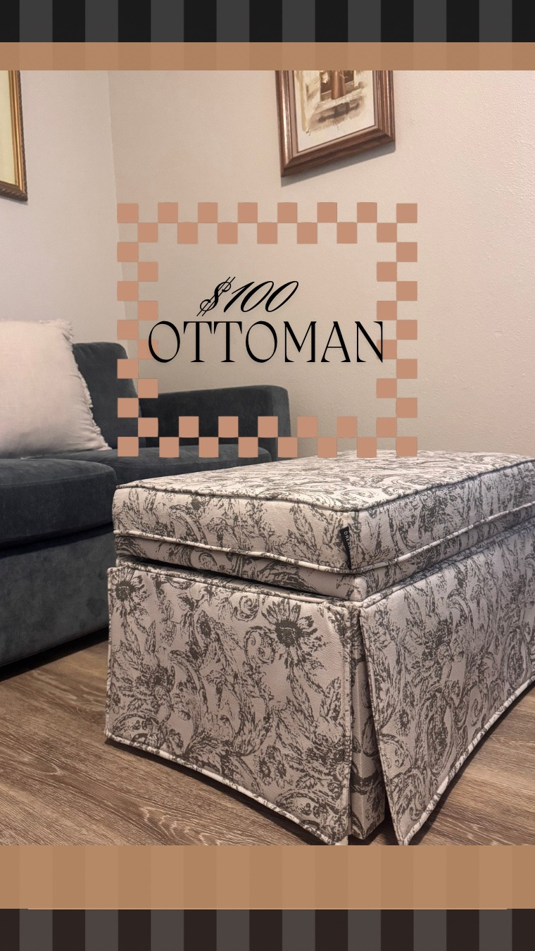 Little storage ottoman that comes in a bunch of different color combos. I love her! ☁️❤️

#LTKSaleAlert #LTKHome #LTKSeasonal