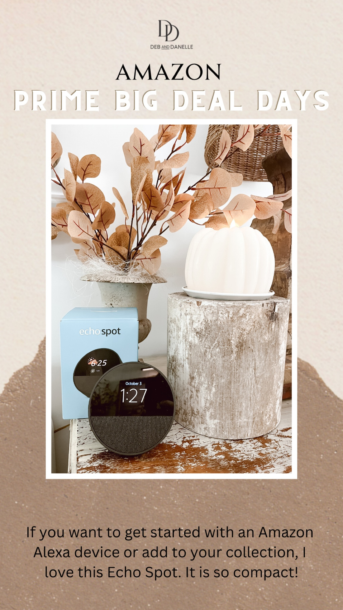 The Amazon Alexa devices are on sale as part of the Amazon Prime Big Deal Days sale event. We added the Echo Spot, and I love how sleek and compact it is. It fits nicely into our decor while giving us immediate access to the time and temperature. It also has great sound for playing music. This is a great starter device or a cost effective way to add to your current lineup of devices. 

#LTKSaleAlert #LTKHome #LTKxPrimeDay