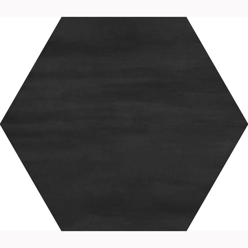 Ray Black HEX 10 in. x 8-1 / 2 in. Porcelain Floor and Wall Tile (13.98 sq. ft./Case), black/ matte | The Home Depot