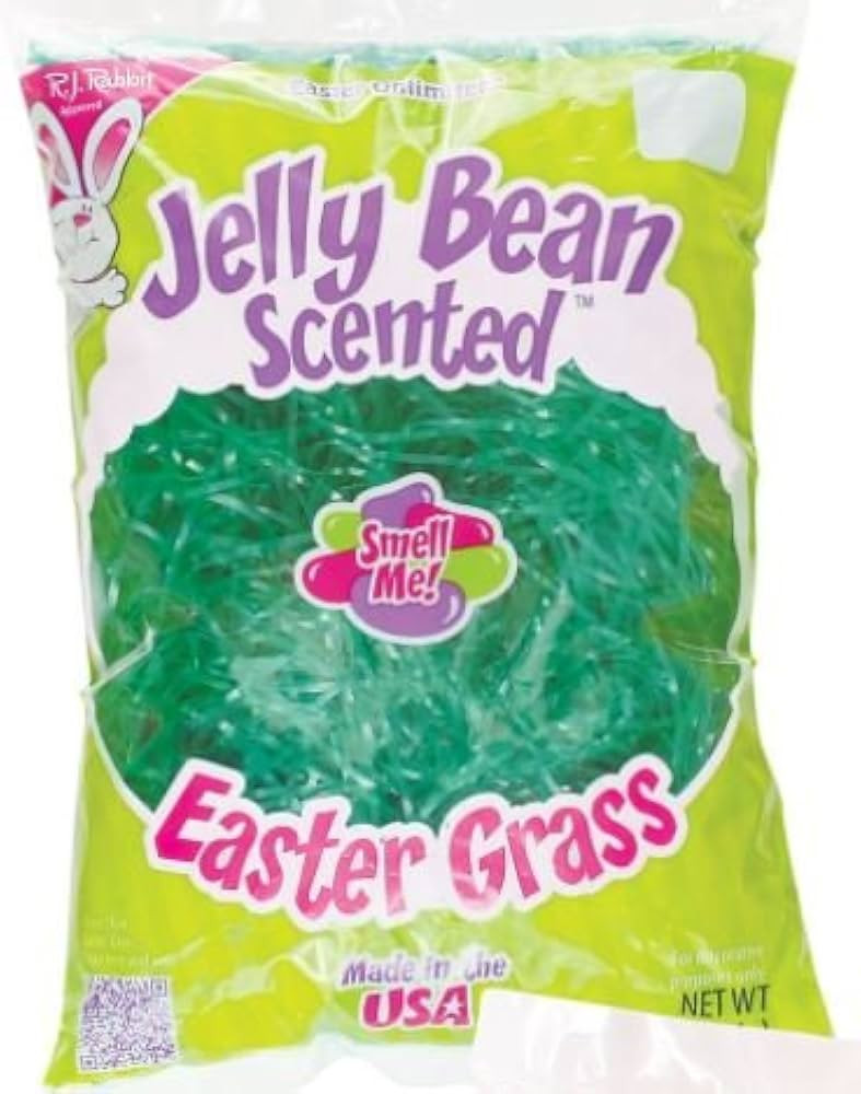 Jelly Bean Scented Easter Grass - 2 oz, Green, Long-Lasting Fresh Scent, Perfect for Easter Baske... | Amazon (US)