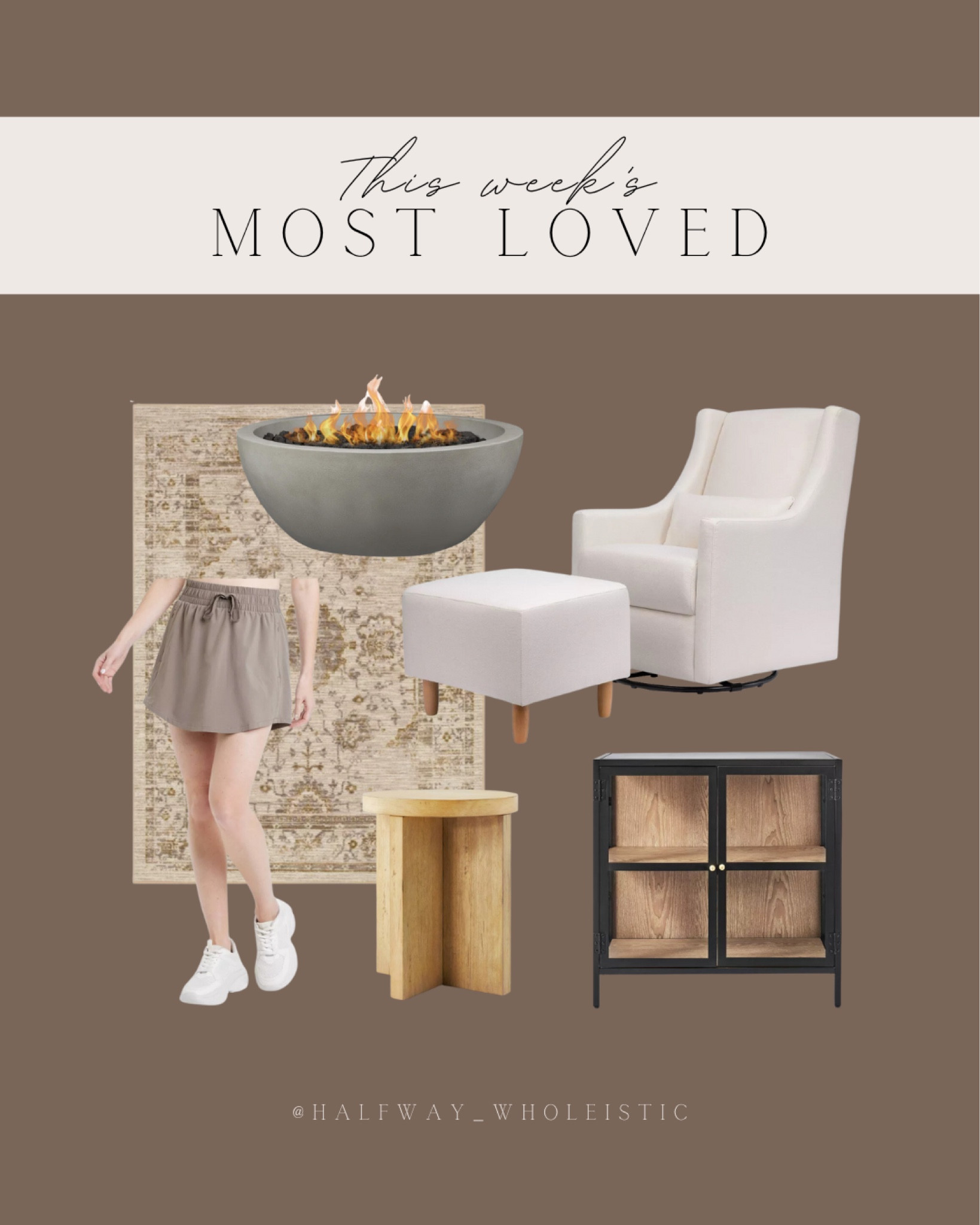 This week’s follower favorites include an affordable neutral area rug, our glider and ottoman in Weston’s nursery, and a skort I love from Target!

#livingroom #outdoor #summer #sidetable #firepit 

#LTKhome #LTKfindsunder50 #LTKsalealert