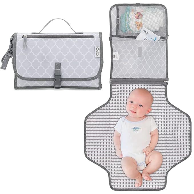 Baby Portable Changing Pad, Diaper Bag,Travel Mat Station | Amazon (US)
