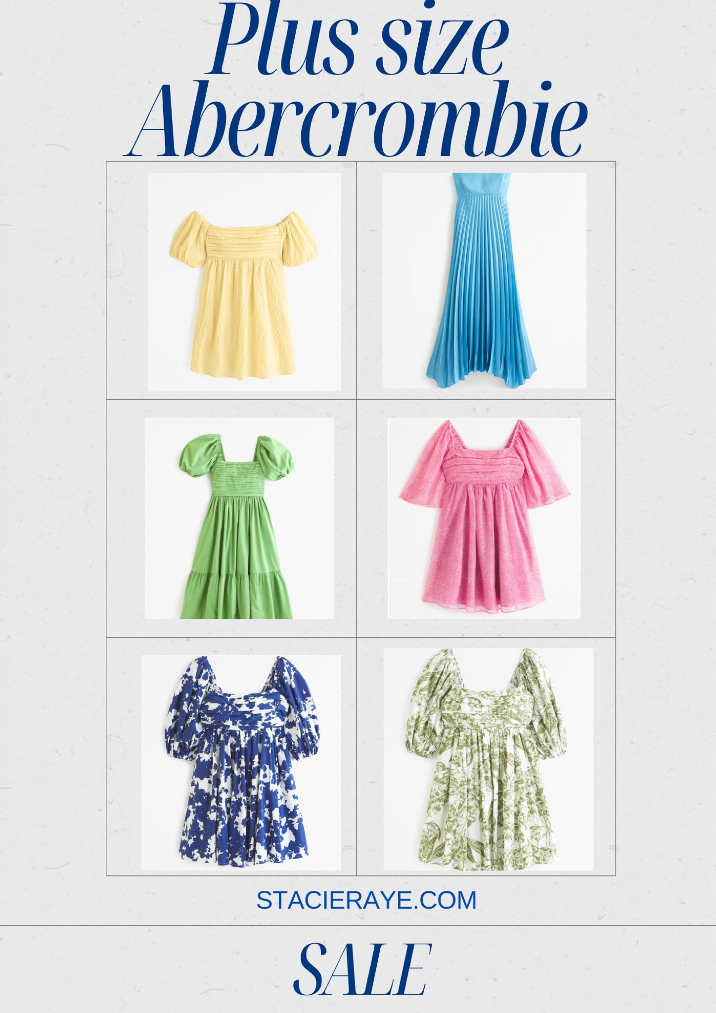 Plus size dresses on sale at Abercrombie and Fitch.

#LTKplussize #LTKmidsize #LTKSpringSale