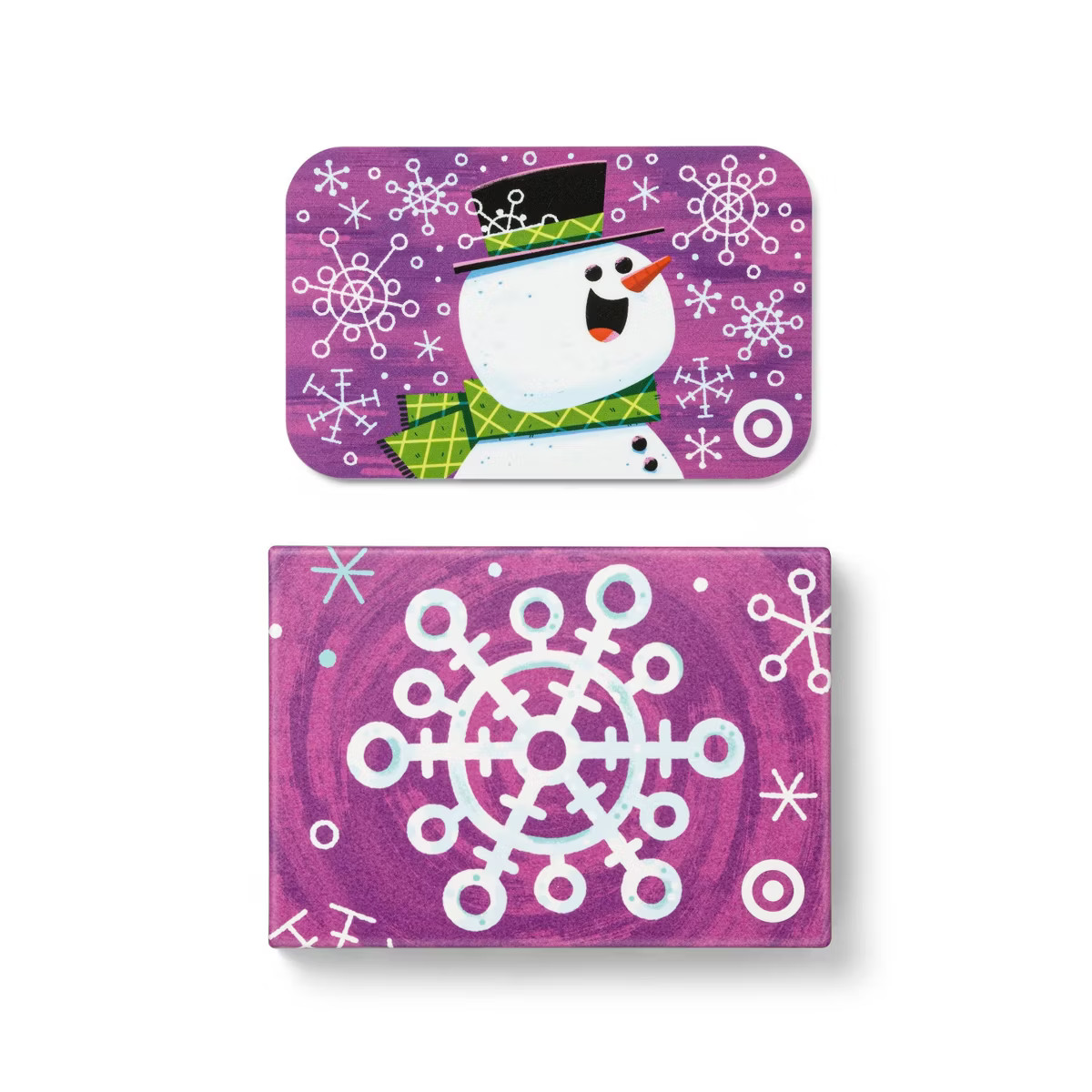 Snowflake Snowman Target Gift Card + Free Gift Box | Target