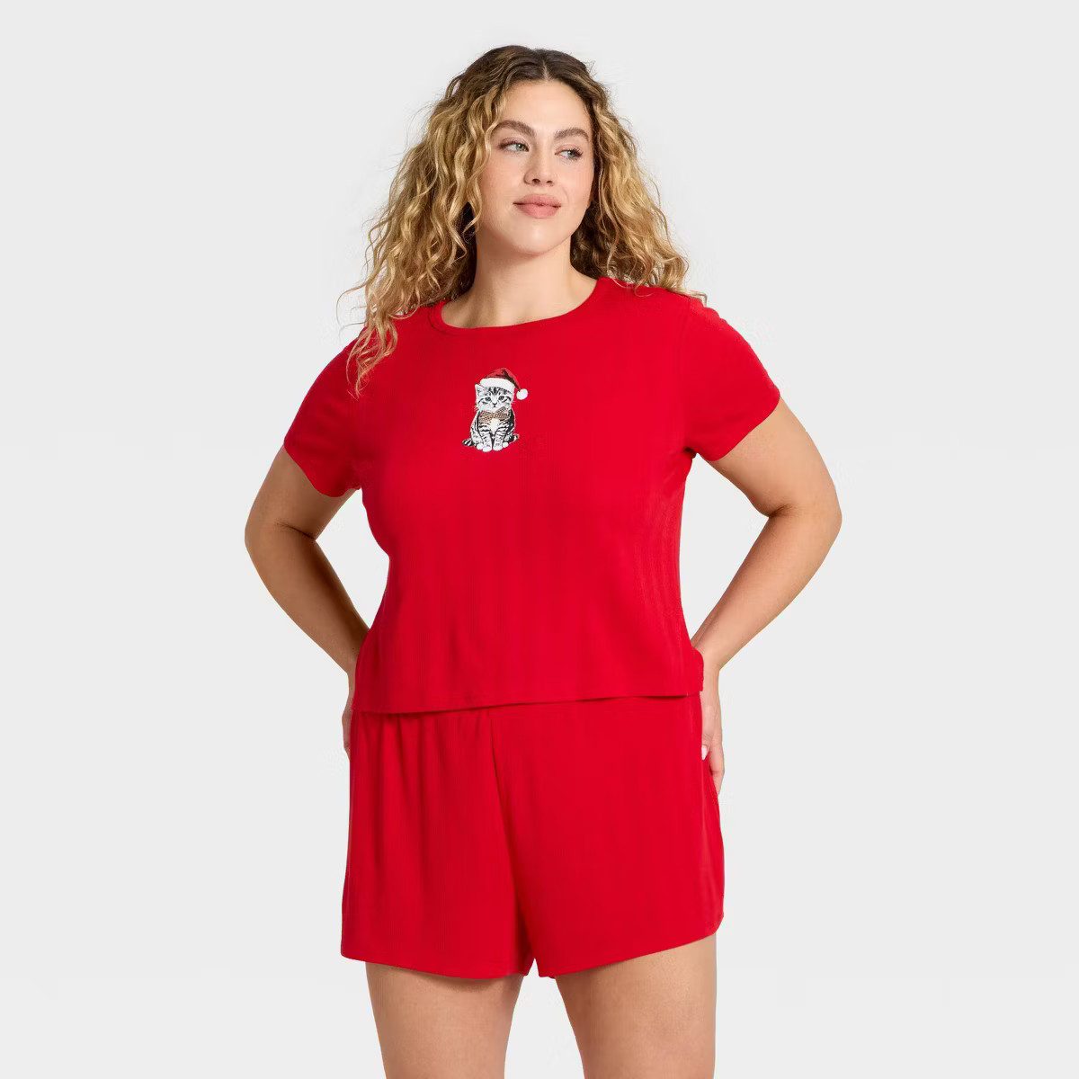 Women's Pointelle Short Sleeve Top and Shorts Pajama Set - Wild Fable™ | Target