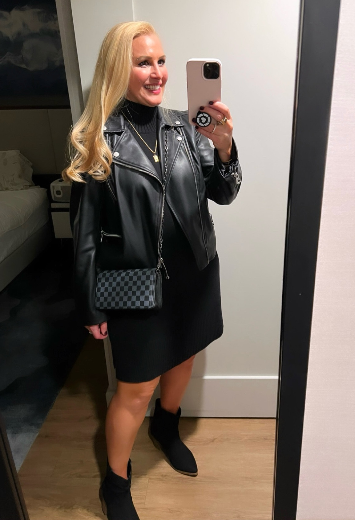 This was my concert outfit for THE 1975 concert! It was so much fun and this outfit was perfect for dancing all night. These boots are so comfortable too! Highly recommend!

Sleeveless sweater dress medium
Faux leather jacket large 
Western boots size 10


#LTKSeasonal #LTKShoeCrush #LTKStyleTip #LTKItBag #LTKFindsUnder100 #LTKOver40 #LTKMidsize #LTKTravel #LTKWorkwear #LTKU #LTKSaleAlert #LTKFindsUnder50 #LTKNYFW