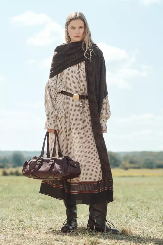 LIMITED EDITION LONG PRINT DRESS | Zara US