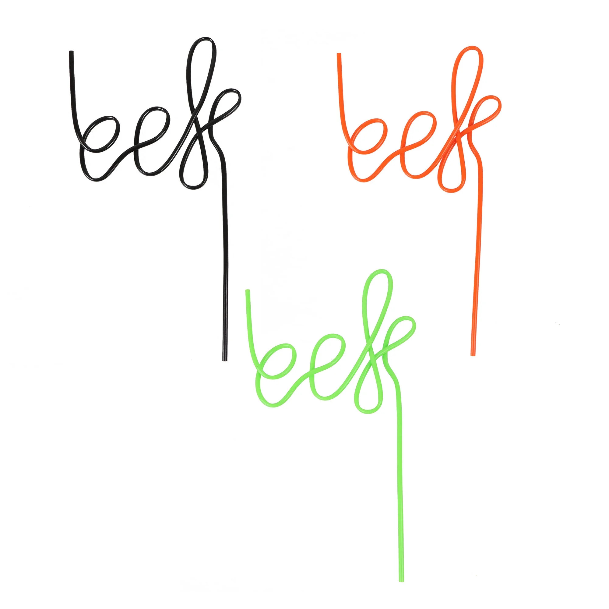 Halloween Plastic Eek Straws, by Way To Celebrate | Walmart (US)