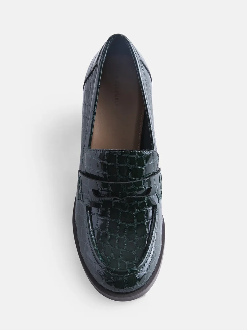 Free Assembly Women's Heeled Loafers | Walmart (US)