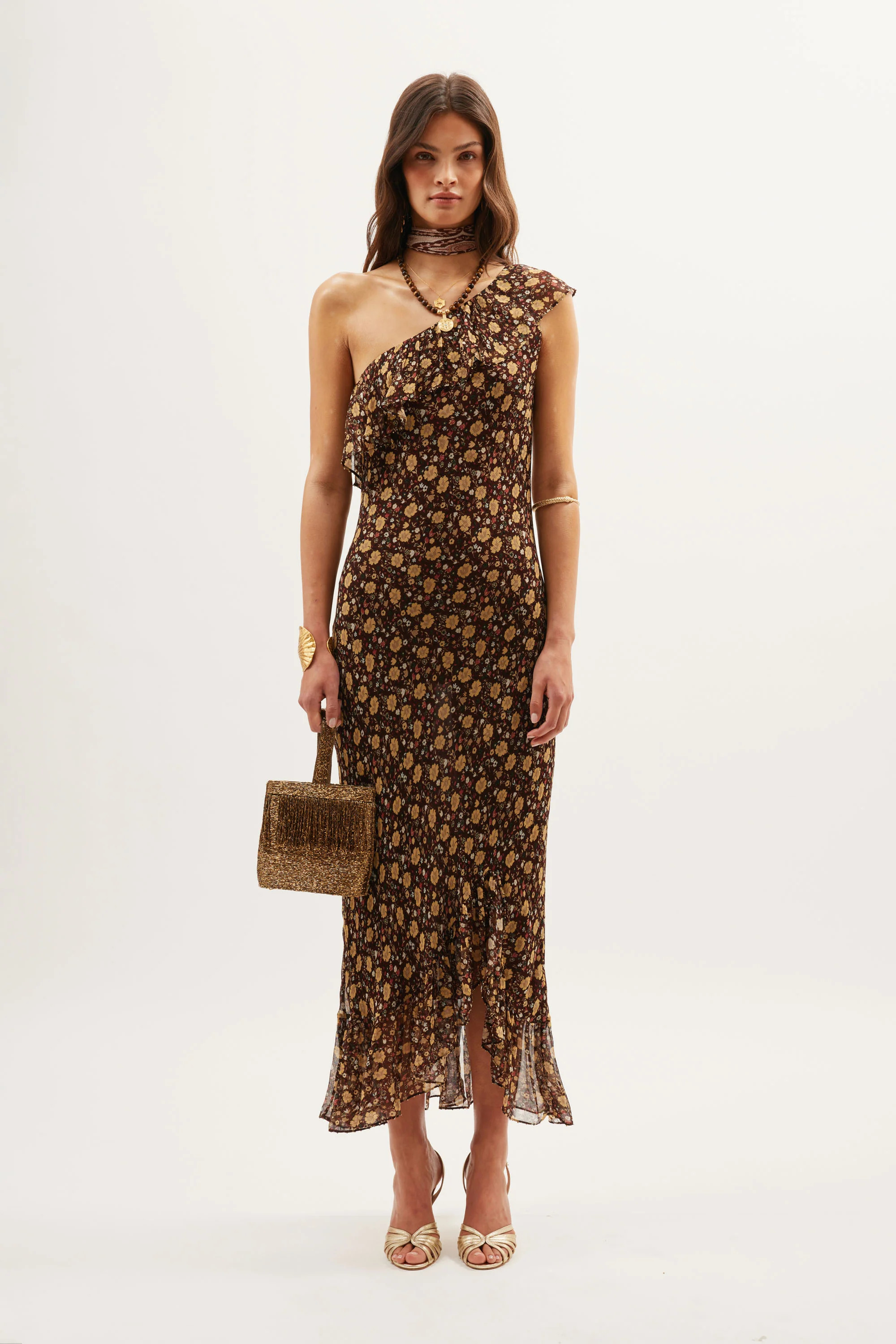 Leon  -  Eva Floral Brown | Rixo