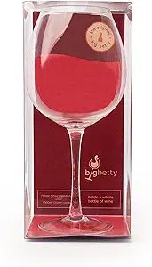 Big Betty - Premium Giant Wine Glass, Holds a Full 750ml Bottle of Wine, Fun Idea for Celebration... | Amazon (US)