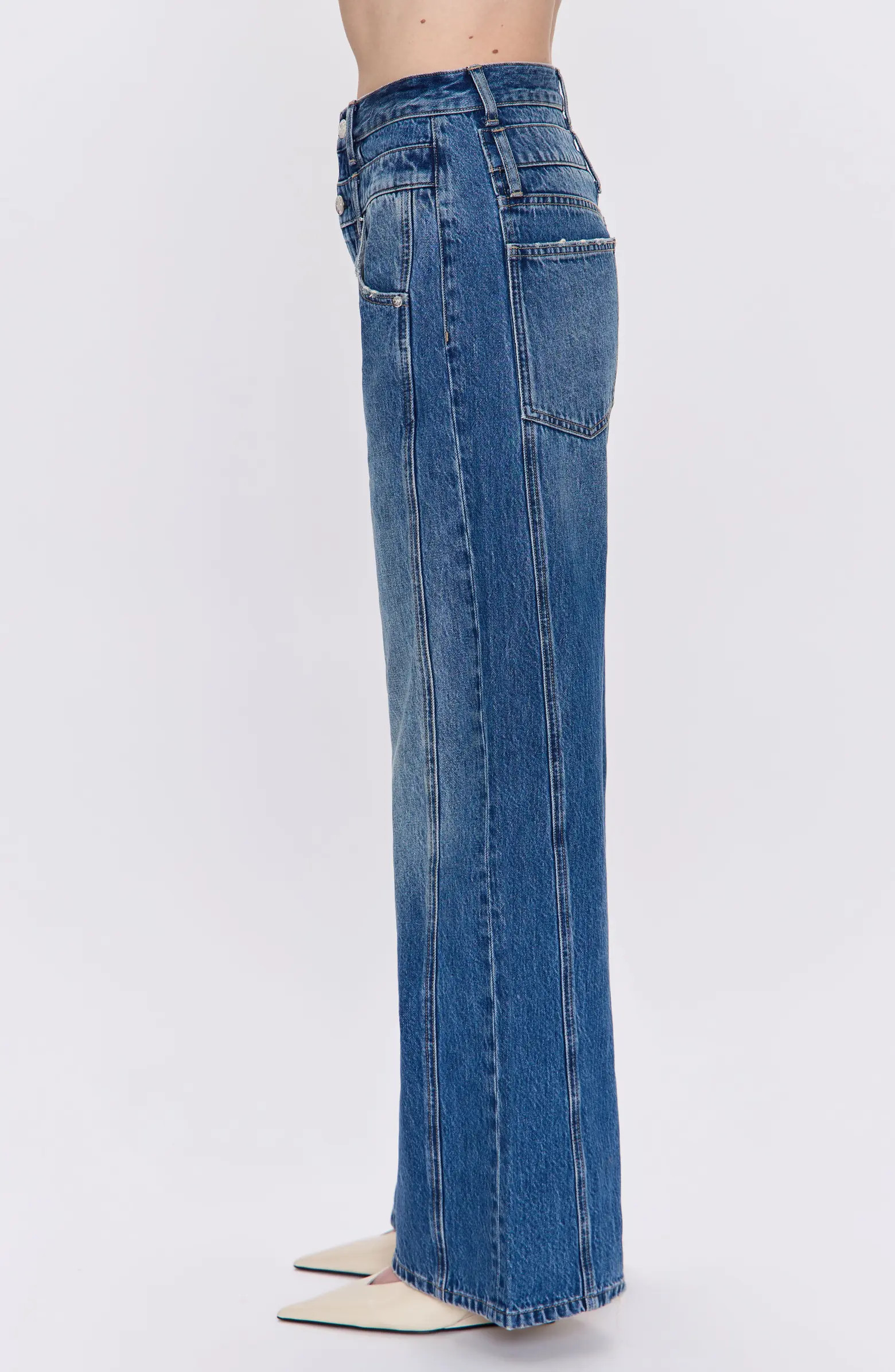 Caleb High Waist Wide Leg Jeans | Nordstrom