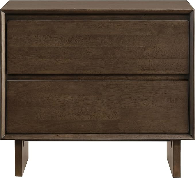 Coaster Home Furnishings Glenwood Transitional Wood 2-Drawer Bedroom Nightstand Bedside Table Org... | Amazon (US)