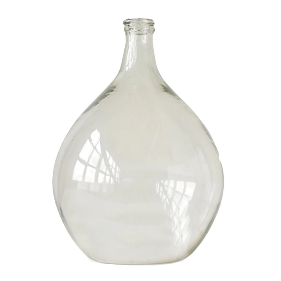 Round Glass Bottle Vase | Megan Molten
