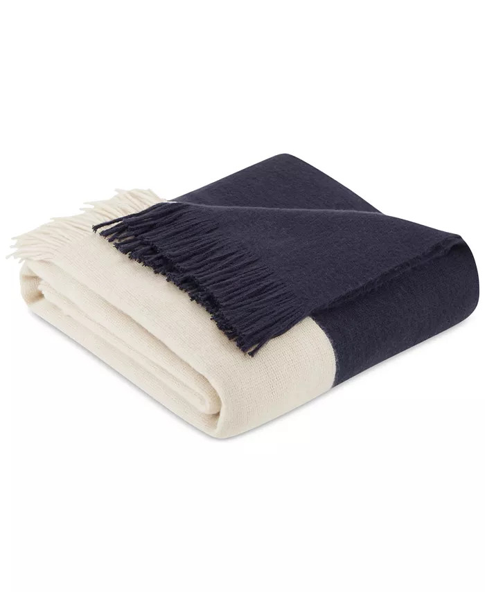 INK+IVY Stockholm Color Block Throw & Reviews - Blankets & Throws - Bed & Bath - Macy's | Macys (US)