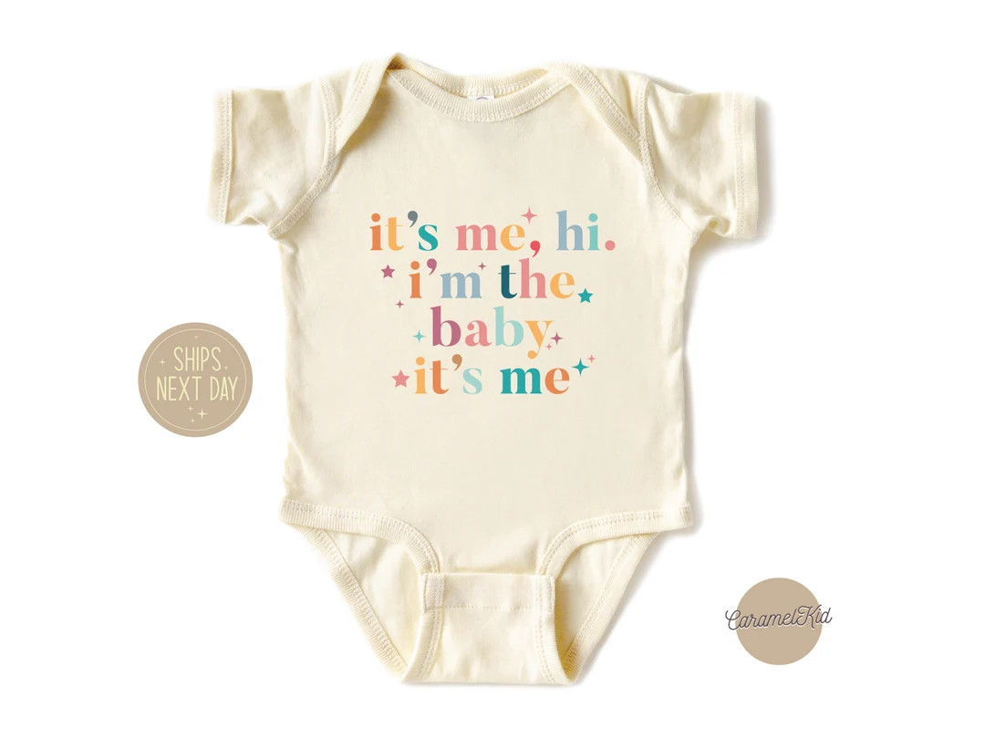 It's Me Hi I'm the Baby It's Me Onesie®, Baby Music Onesie®, Funny Gift for Newborn, I'm the Ba... | Etsy (US)