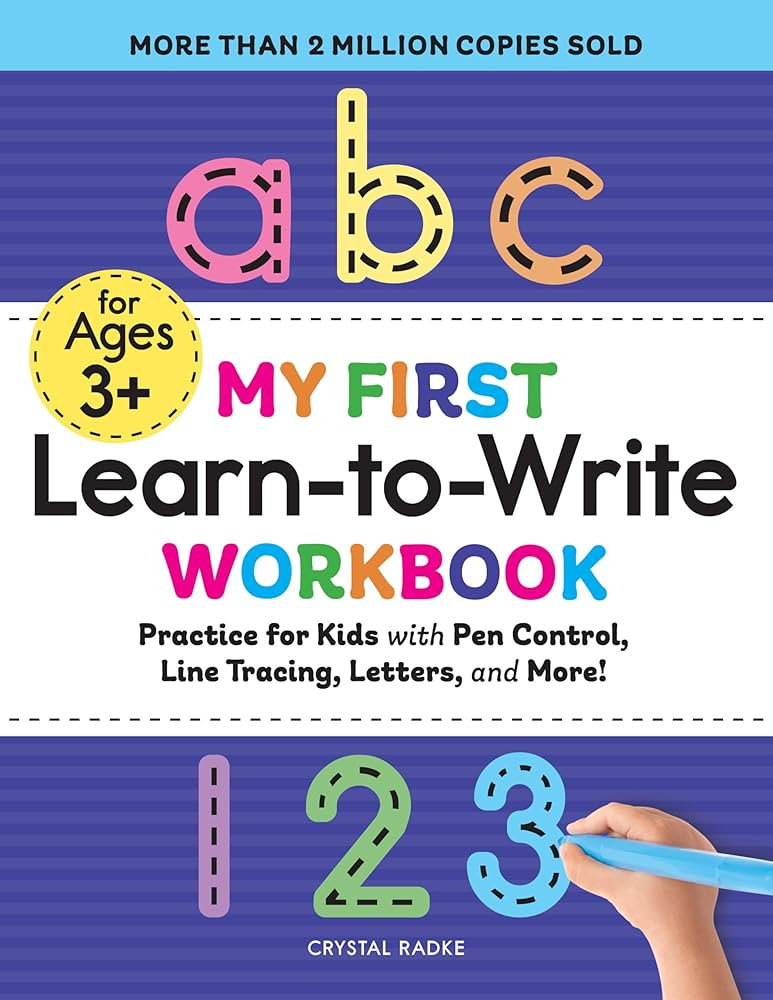 My First Learn-to-Write Workbook: Practice for Kids with Pen Control, Line Tracing, Letters, and ... | Amazon (US)