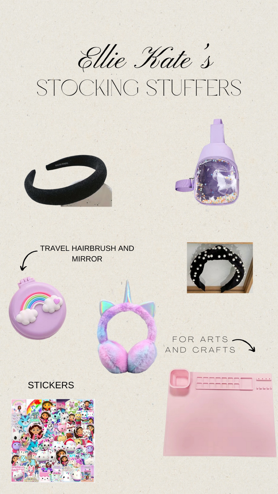 Stocking stuffers for little girls 

#LTKGiftGuide #LTKkids #LTKHoliday