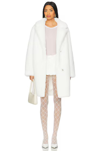 MORE TO COME Elaine Faux Fur Coat in Winter White from Revolve.com | Revolve Clothing (Global)