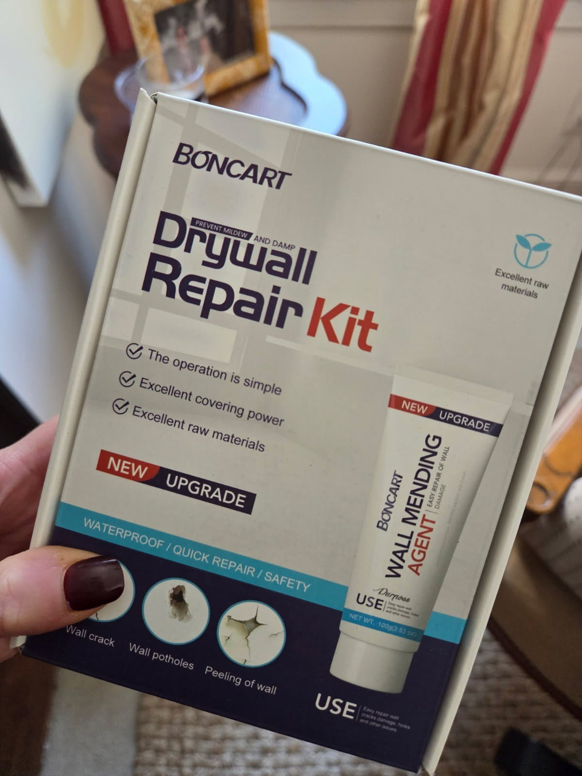All of my changes means drywall repairThis new kit did the trick I still love traditional spackle but this is much more portable 

#LTKHome #LTKvlog #LTKstorytime