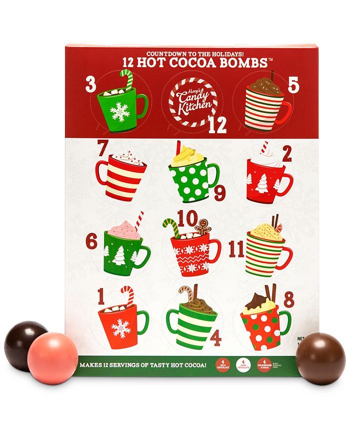 Macy's Candy Kitchen 12 Days of Holiday Hot Cocoa Bombs, Created for Macy's & Reviews - Food & Go... | Macys (US)