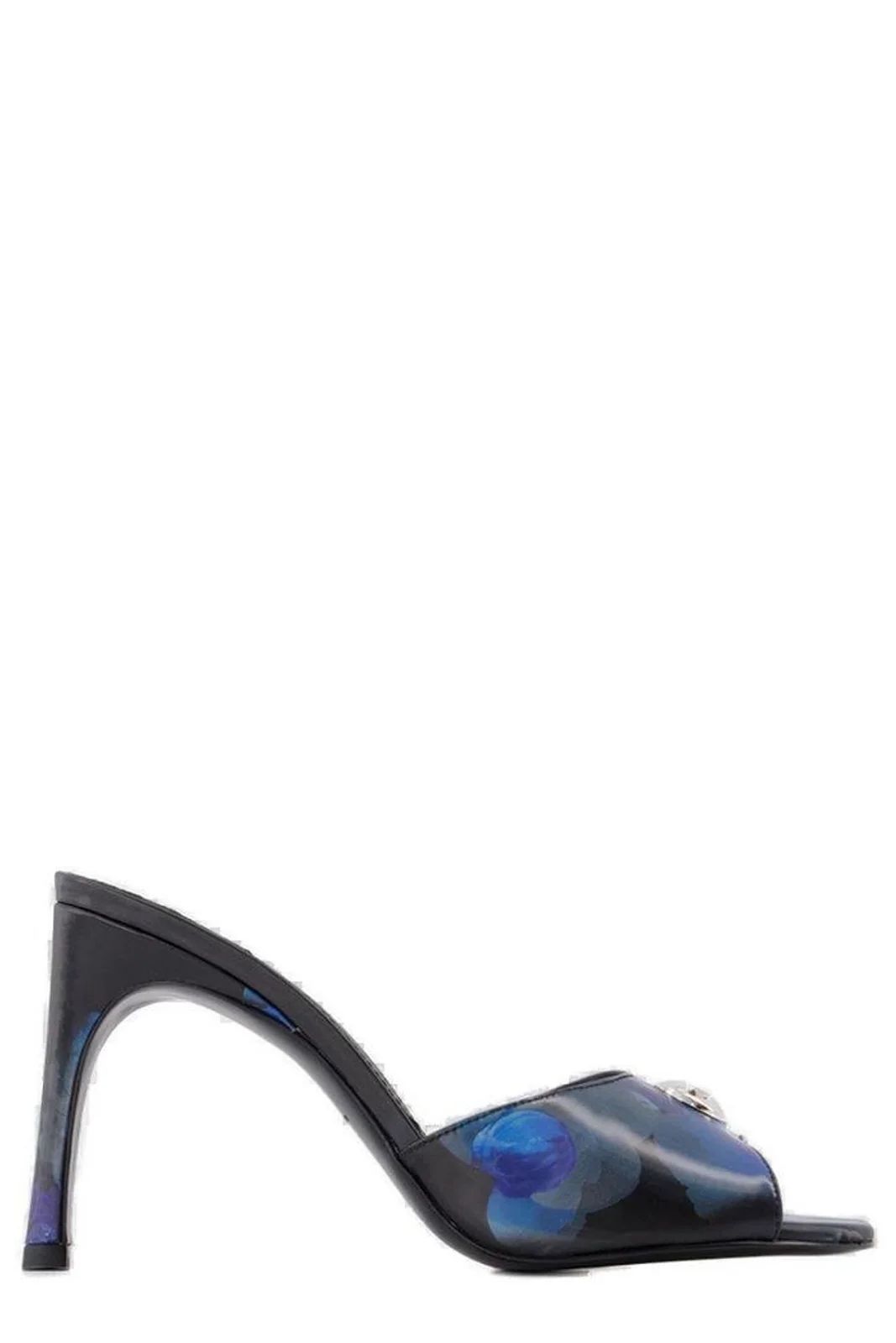 Coperni Holographic Logo Heeled Mules | Cettire Global