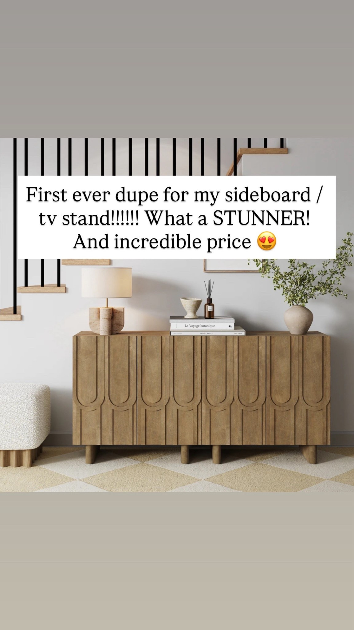 First ever dupe for my sideboard / tv stand!!!!!! What a STUNNER! And incredible price 😍

#LTKHome #LTKSaleAlert