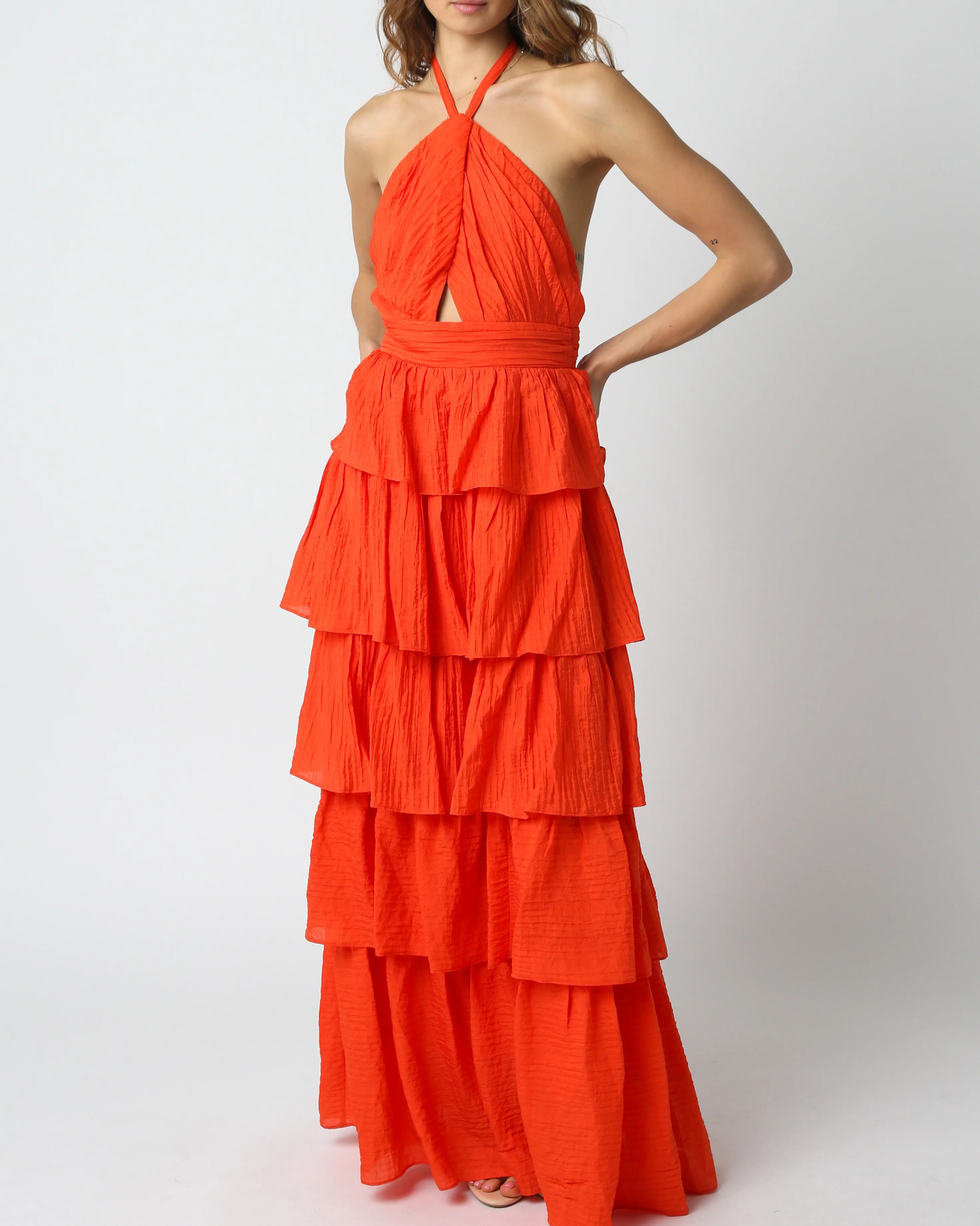 Audrey Tiered Maxi Dress | ish Boutique