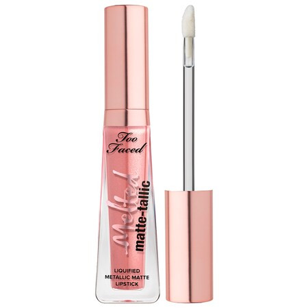 Too Faced Melted Matte-Tallic Liquified Metallic Matte Lipstick Sugar Kisses .23 oz | Sephora (US)