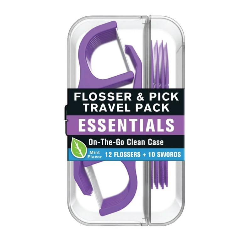 Reach Flossers and Floss Picks Travel Pack, 12 Mint Flossers, 10 Floss Picks | Walmart (US)