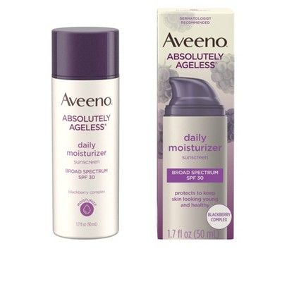 Aveeno Absolutely Ageless Daily Moisturizer - SPF 30 - 1.7 fl oz | Target