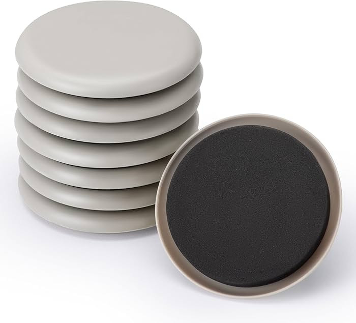 CO-Z Furniture Sliders - 8 Pack, 3 1/2" Reusable Furniture Sliders for Carpet, Heavy-Duty Furnitu... | Amazon (US)