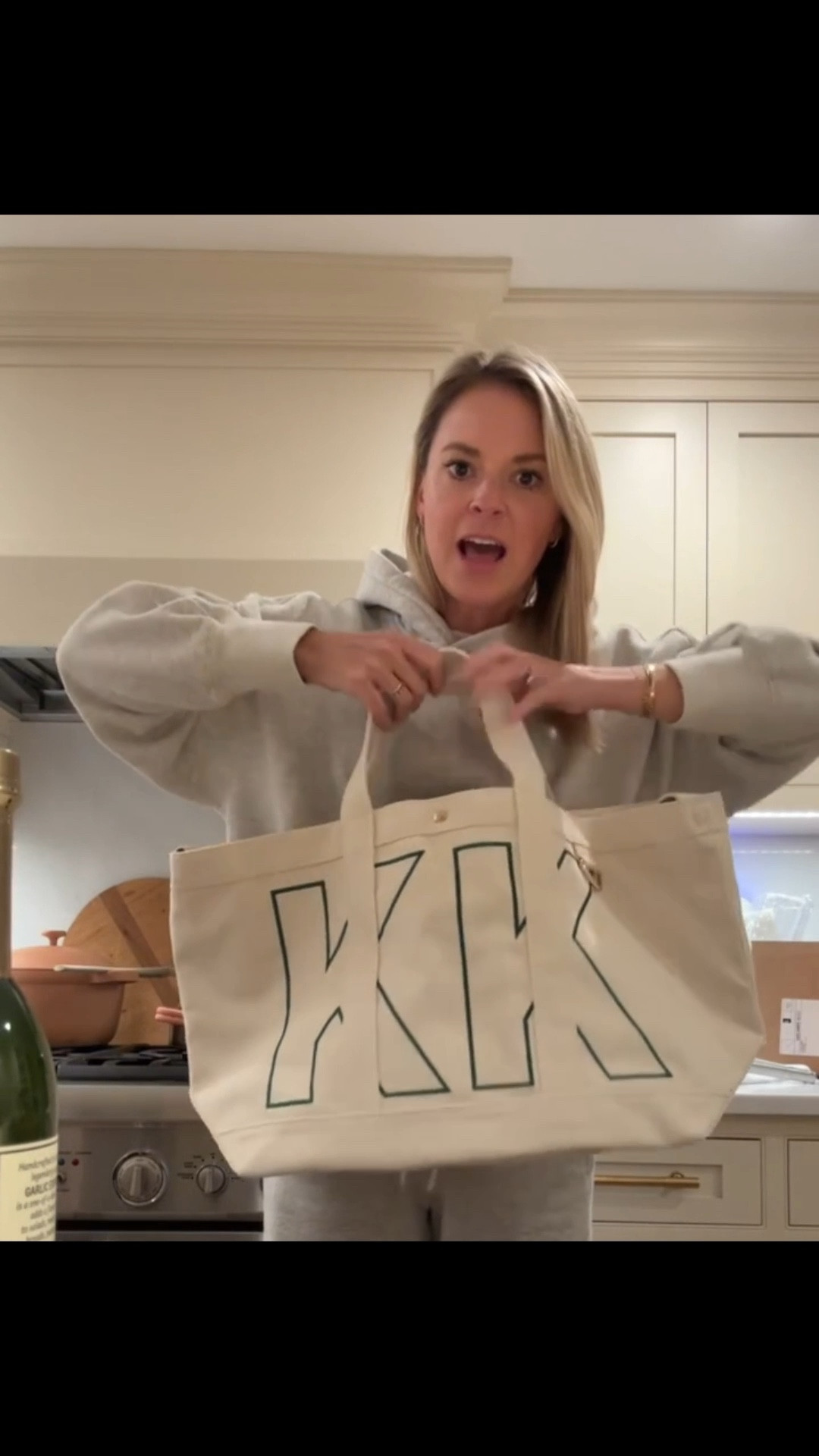 Last call for 25% off custom tote! would make a great gift! Comes in 3 sizes, this is the large. Choose your color tote, thread color and 2 or 3 letter monogram. 

Outfit details: small tee & hoodie, XS joggers, but wish I did smalls 

holiday gift idea 

#LTKSaleAlert #LTKFindsUnder100 #LTKGiftGuide