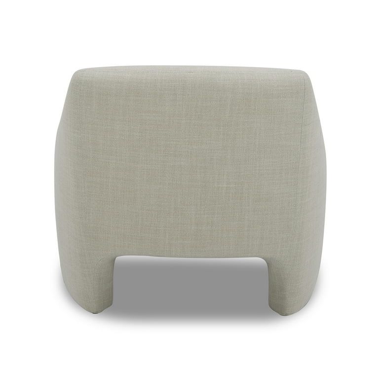 Better Homes & Gardens Emerson Curvy Accent Chair, Cream Linen | Walmart (US)