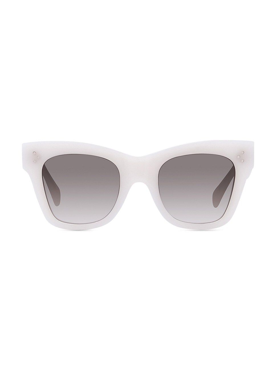 CELINE Women's 50MM Rectangular Sunglasses - Ivory | Saks Fifth Avenue