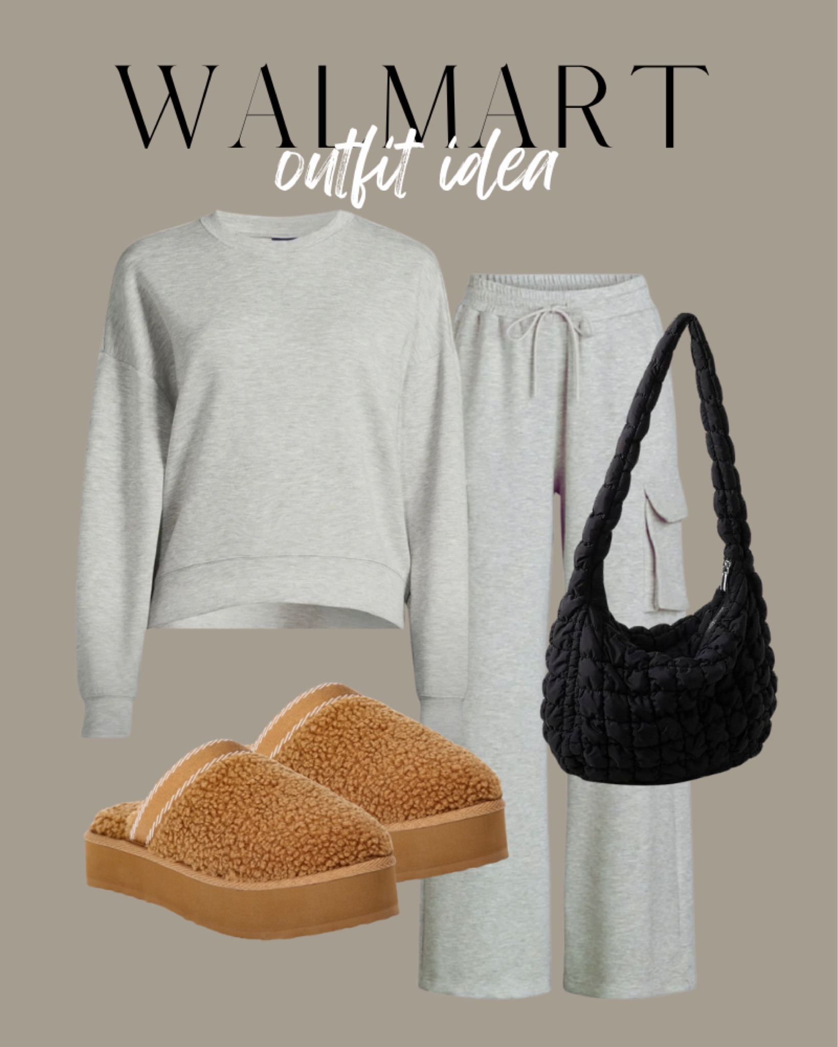 #walmartpartner #walmartfashion @walmartfashion
Fall outfit, platform slippers, matching set, travel outfit 

#LTKSeasonal #LTKFindsUnder50 #LTKStyleTip
