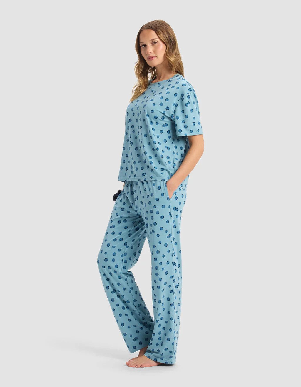 Women's First Layer Pajama Short Sleeve Tee & Pant Set | Cozy Earth