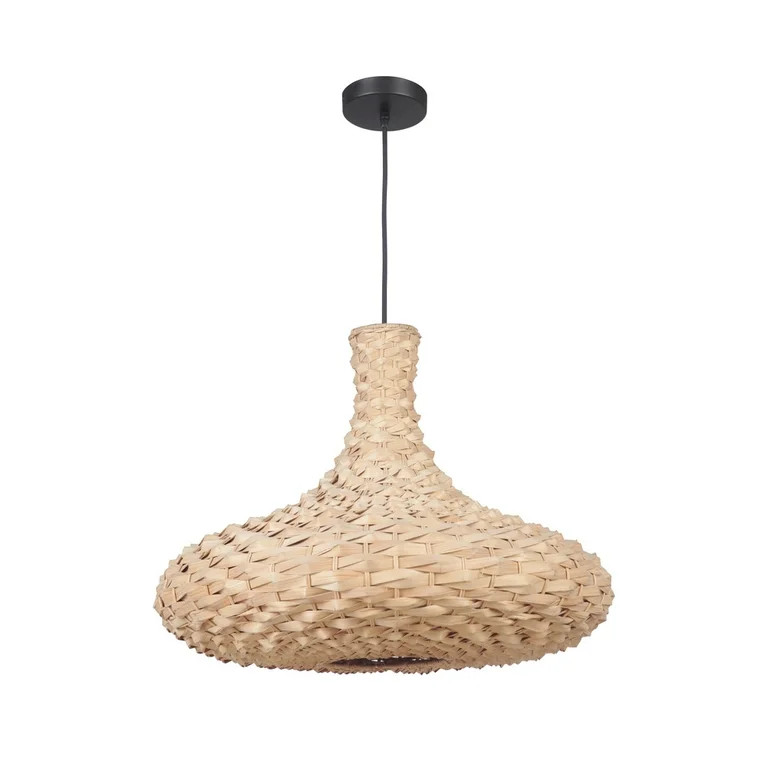 Craftmade P945ESP1 1 Light Woven Pendant in Espresso | Walmart (US)