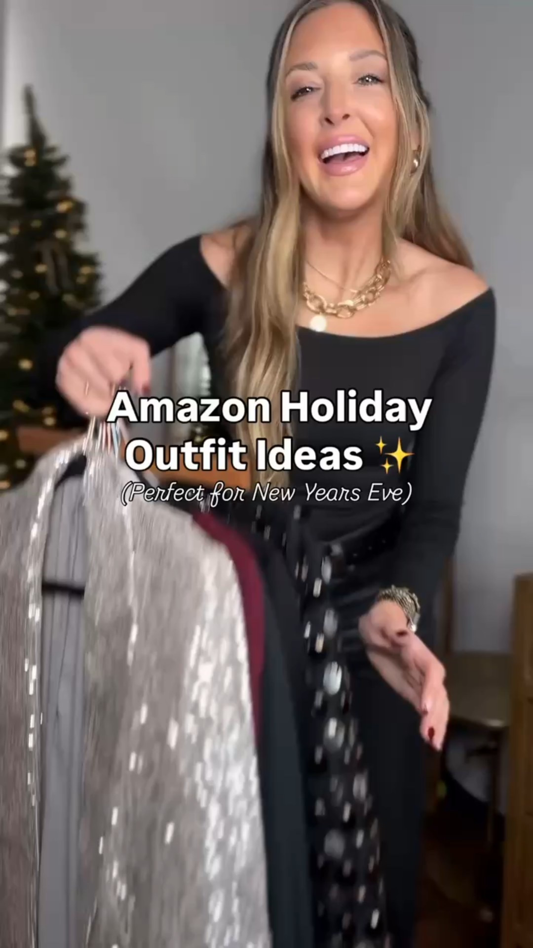 Holiday Outfit Inspo! ✨ 
Holiday outfits perfect for New Years Eve to save + repeat! 

#holidayoutfits #nyeoutfit #winteroutfitideas