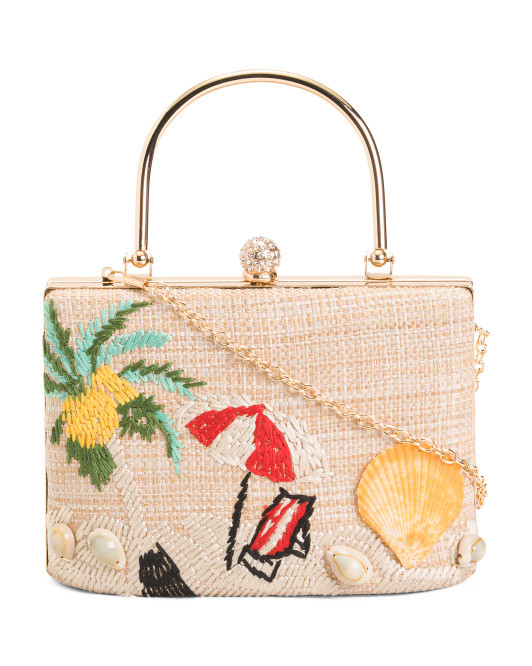 Embroidered Beach Chair Clutch | TJ Maxx